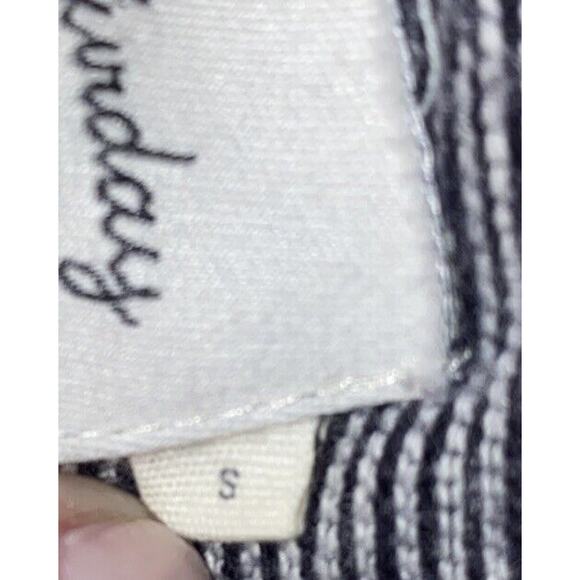 Anthropologie Saturday Sunday Dress Women Sz S Heather Gray Short Sleeve Pockets - Picture 8 of 14